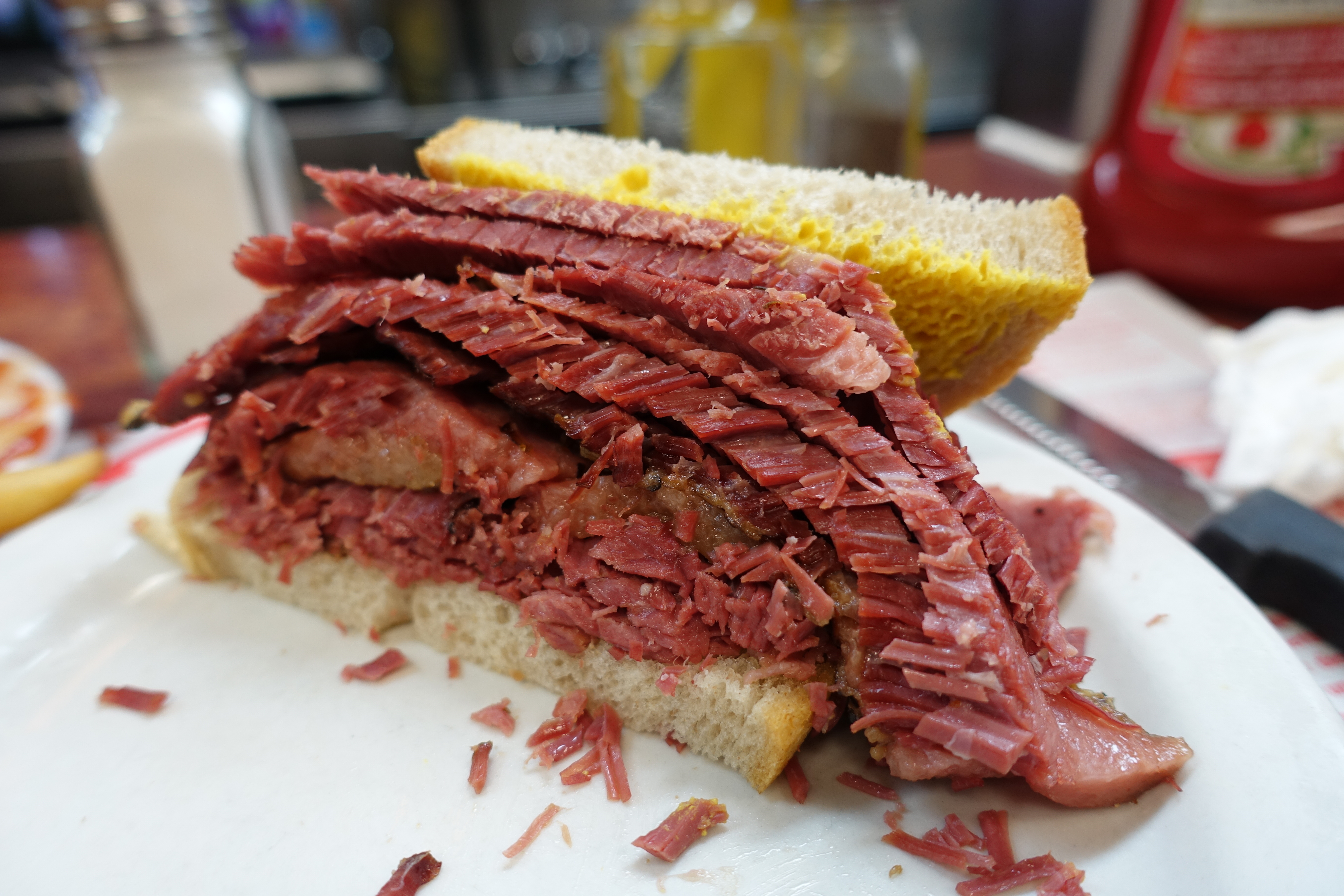 Photo of a Smoked Meat sandwich